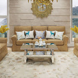 Square Coffee Table For Living Room - Silver