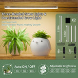 Large Plant Stand Indoor With Grow Light, Tall Plant Shelf, 8 Tiered Heavy Duty Metal Plant Stand, Square Flower Stand Display Rack For Living Room - Walnut / Black