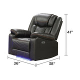 Challenger - LED Power Recliner Set