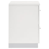 Dulcey - 2 Drawer Nightstand - Gloss White