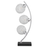 Mcdougal - Spherical Table Lamp With LED Lighting - Black