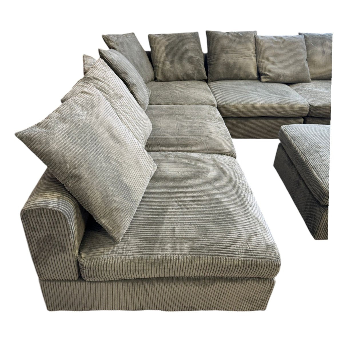 6 - Piece Corduroy Modular Sectional (ID N583214) - Furniture available at Alpine Outlets in Denver