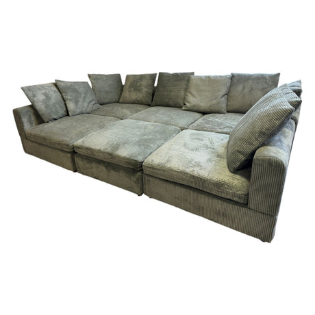 6 - Piece Corduroy Modular Sectional (ID N583214) - Furniture available at Alpine Outlets in Denver