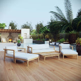 6 - Piece Outdoor Patio Teak Furniture Set - Outdoor available at Alpine Outlets in Denver