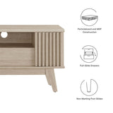 60 Inch Elegant Slatted TV Stand - TV Stands available at Alpine Outlets in Denver