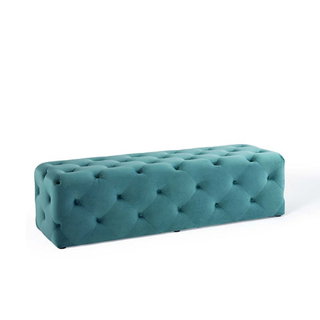 60 Inch Luxurious Tufted Button Performance Velvet Bench - Benches available at Alpine Outlets in Denver
