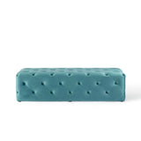 60 Inch Luxurious Tufted Button Performance Velvet Bench - Benches available at Alpine Outlets in Denver