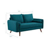 60 - Inch Revive Upholstered Fabric Loveseat - Loveseats available at Alpine Outlets in Denver