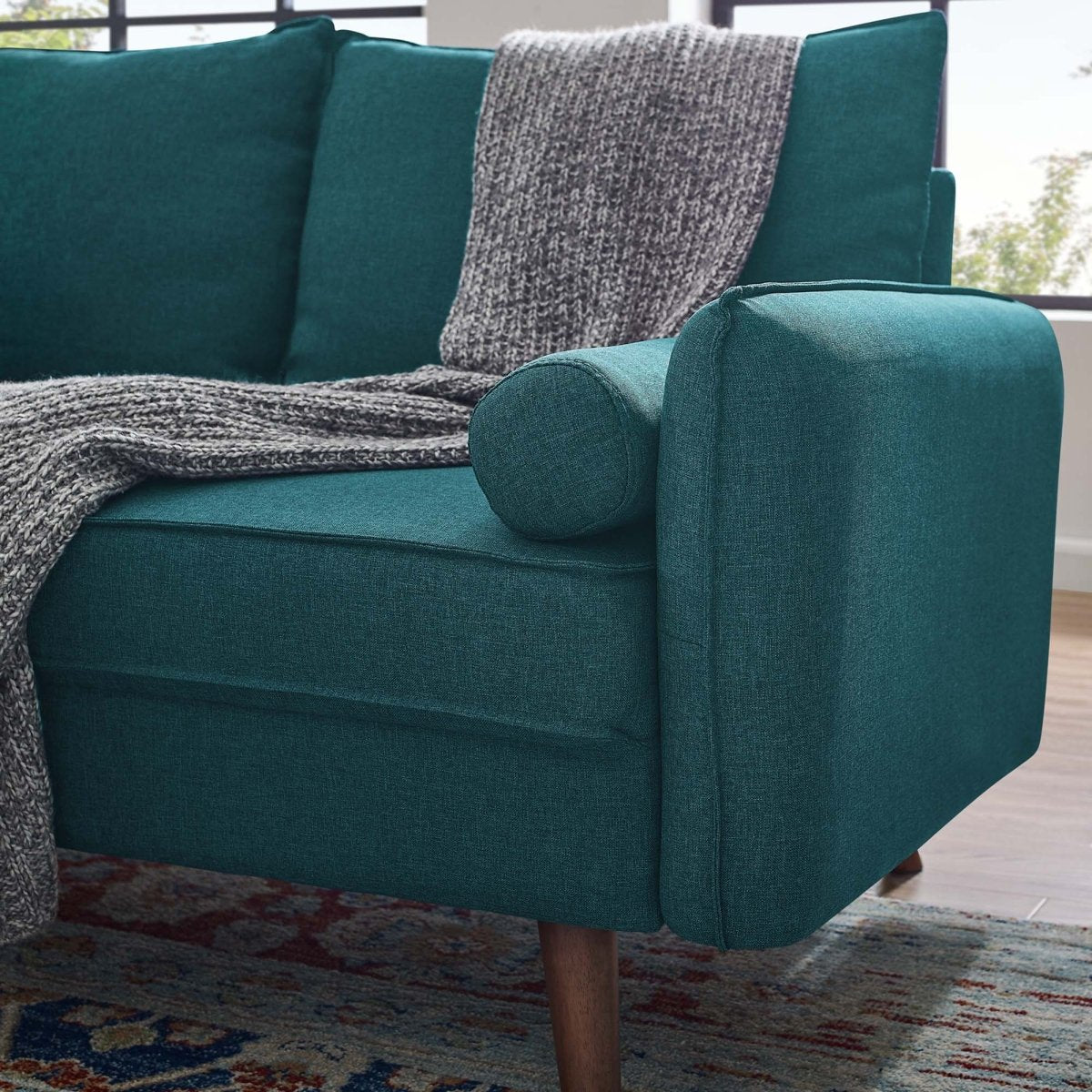 60 - Inch Revive Upholstered Fabric Loveseat - Loveseats available at Alpine Outlets in Denver