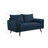 60 - Inch Revive Upholstered Fabric Loveseat - Loveseats available at Alpine Outlets in Denver
