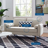 60 - Inch Revive Upholstered Fabric Loveseat - Loveseats available at Alpine Outlets in Denver