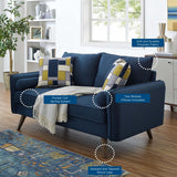 60 - Inch Revive Upholstered Fabric Loveseat - Loveseats available at Alpine Outlets in Denver