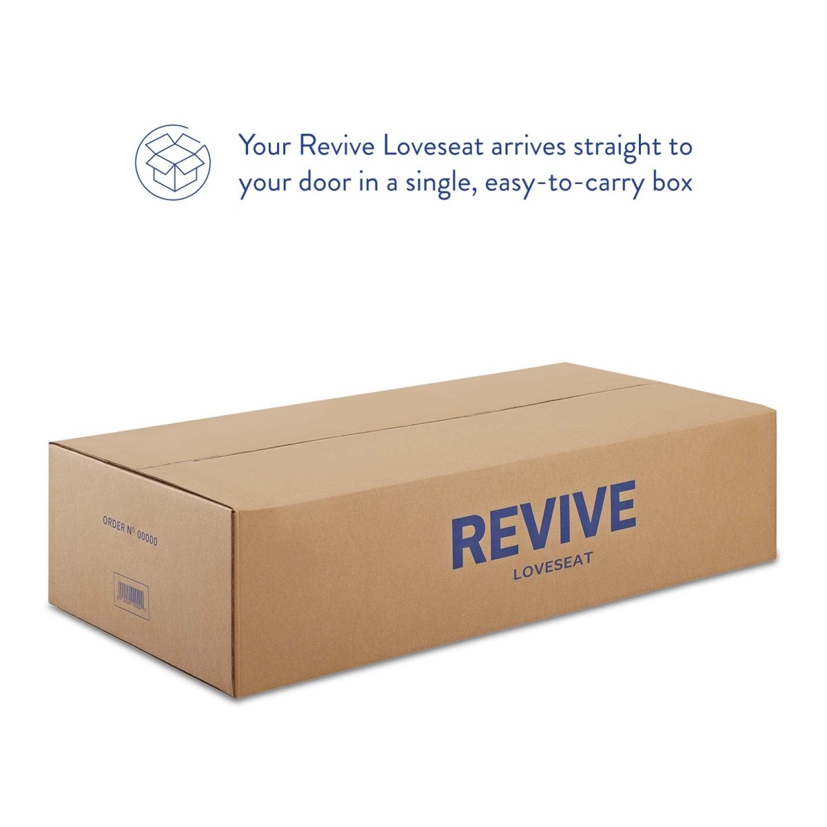 60 - Inch Revive Upholstered Fabric Loveseat - Loveseats available at Alpine Outlets in Denver