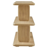 60" Sculptural 2 - Tier Low - Profile Bookshelf - Bookcases available at Alpine Outlets in Denver