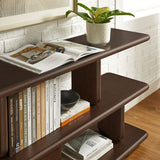 60" Sculptural 2 - Tier Low - Profile Bookshelf - Bookcases available at Alpine Outlets in Denver