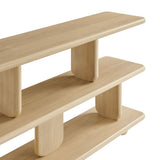 60" Sculptural 2 - Tier Low - Profile Bookshelf - Bookcases available at Alpine Outlets in Denver