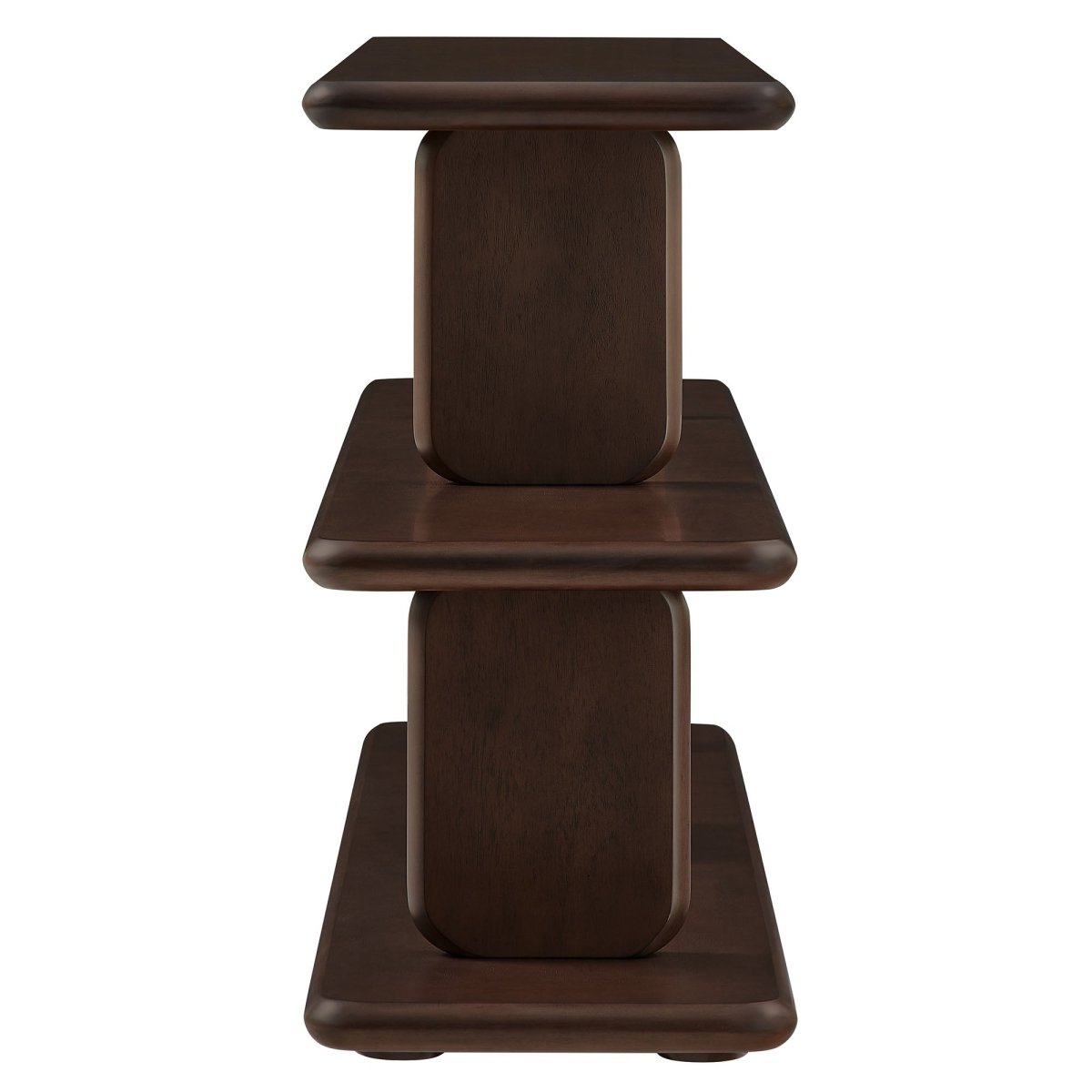 60" Sculptural 2 - Tier Low - Profile Bookshelf - Bookcases available at Alpine Outlets in Denver