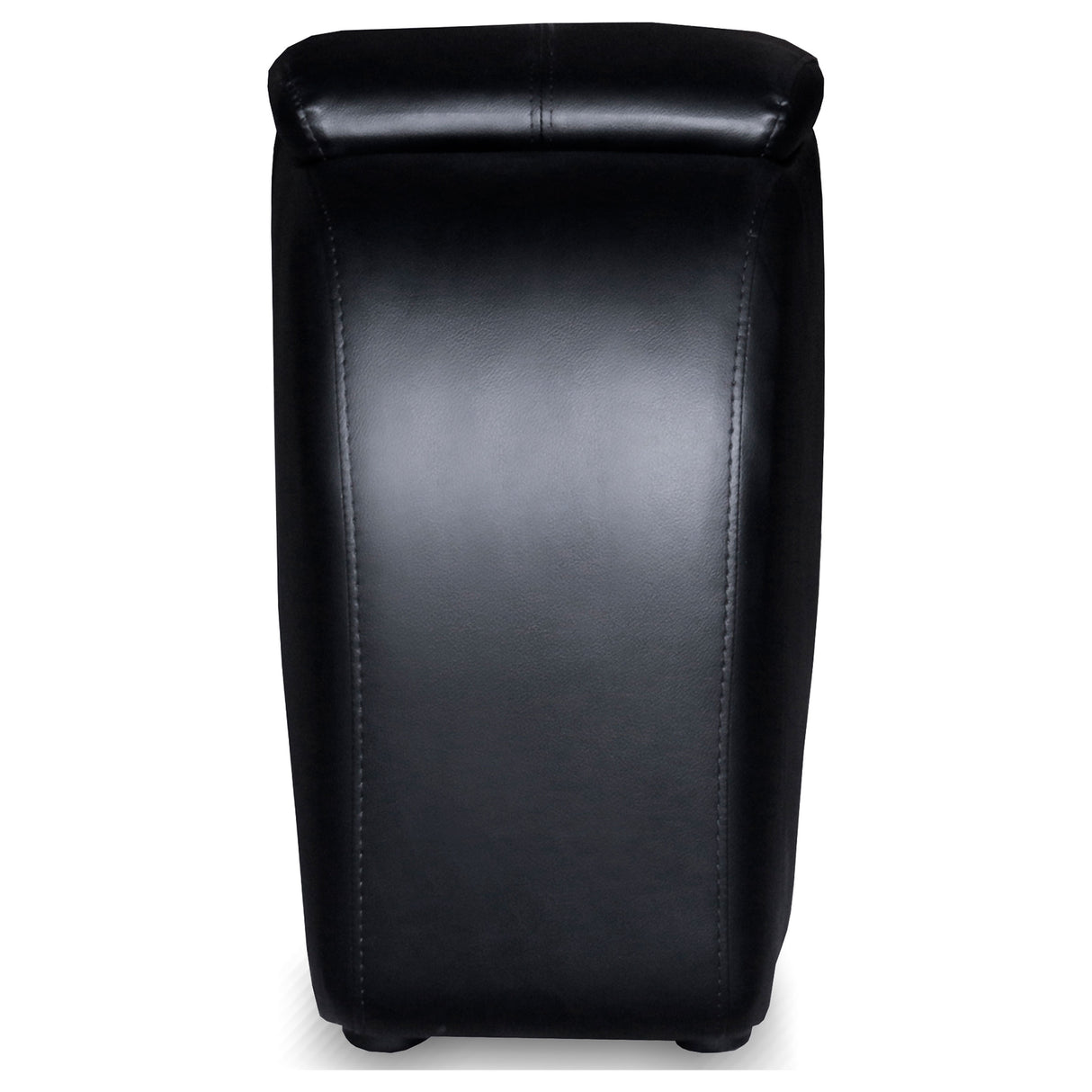 Cyrus 5-Piece Black Leather Home Theater Seating
