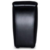 Cyrus 5-Piece Black Leather Home Theater Seating