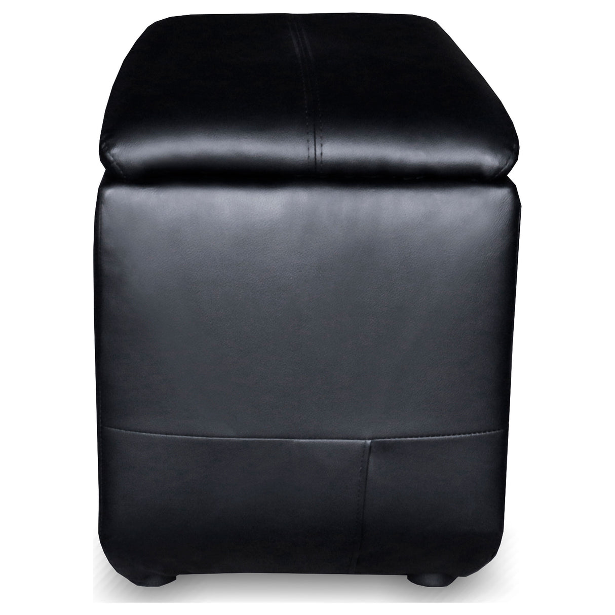 Cyrus 5-Piece Black Leather Home Theater Seating