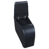 Cyrus 7-Piece Black Leather Home Theater Seating