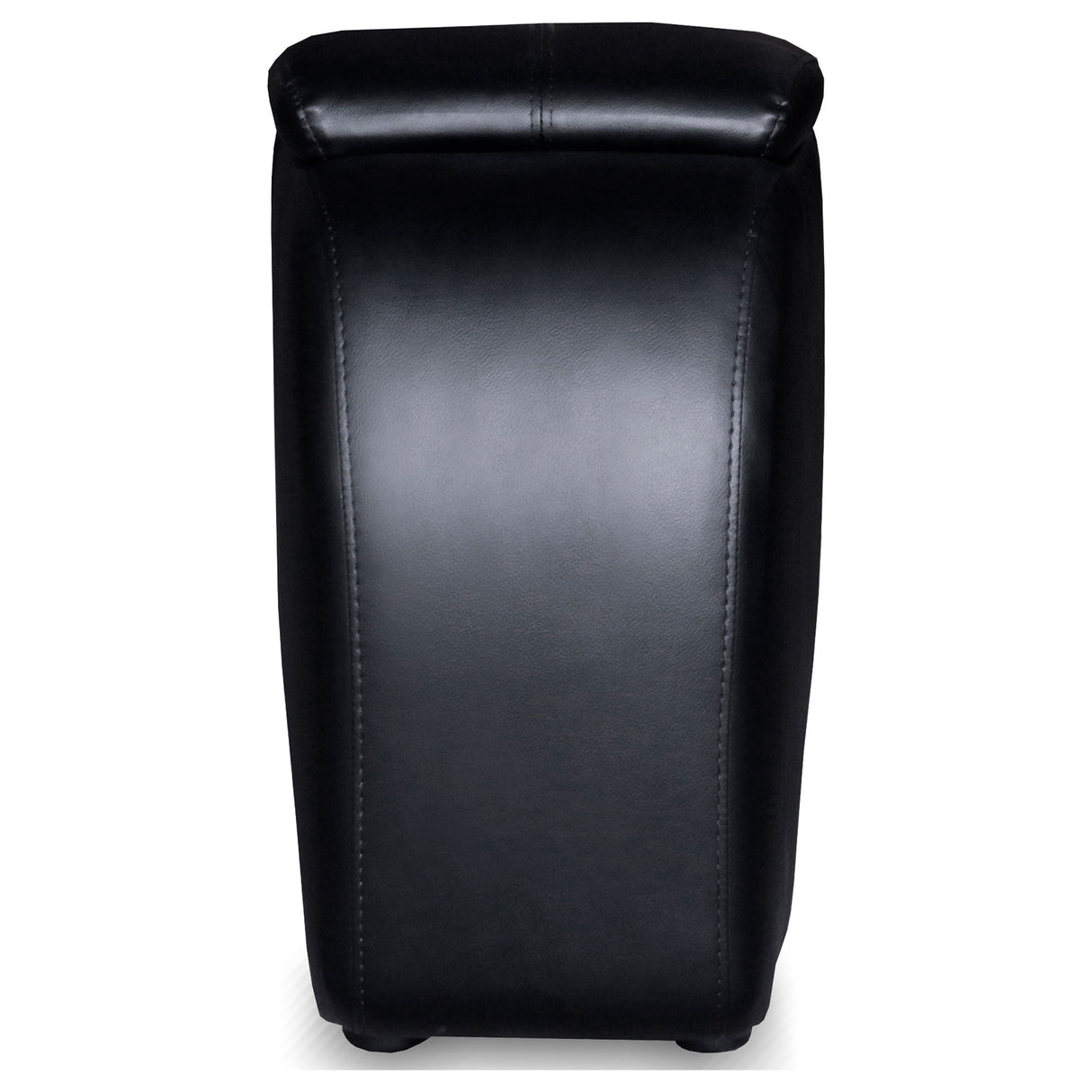 Cyrus 9-Piece Black Leather Home Theater Seating