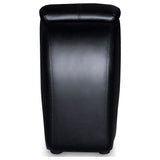 Cyrus 9-Piece Black Leather Home Theater Seating
