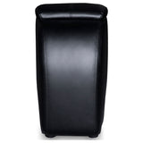 Cyrus 7-Piece Black Leather Home Theater Seating