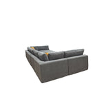 Custom Configuration Modular Sectional & Toss Pillows