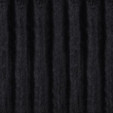 Jacana Corduroy Upholstered Dual Power Chaise Sofa Black