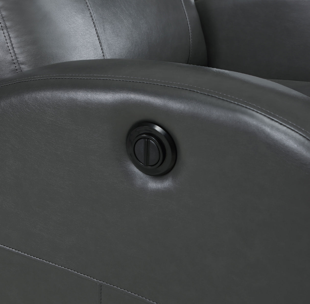 Grant Upholstered Power Recliner Chair - Grey