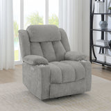 Houston Upholstered Power Lift Recliner in Grey