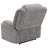 Houston Upholstered Power Lift Recliner in Grey