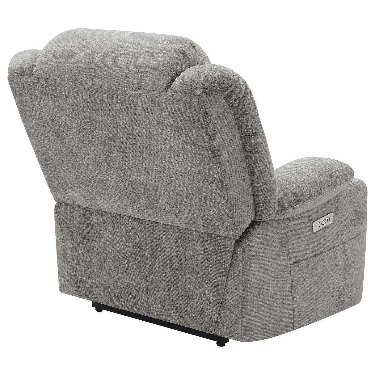 Houston Upholstered Power Lift Recliner in Grey