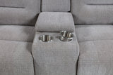 Gilson 2-Piece Grey Chenille Reclining Sofa Set