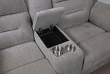 Gilson 2-Piece Grey Chenille Reclining Sofa Set