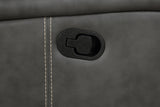 Raelynn Upholstered Track Arm Recliner Grey