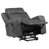 Raelynn Upholstered Power Lift Recliner Chair - Grey