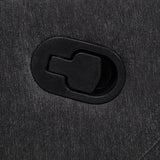 Hamilton Chenille Upholstered Manual Glider Recliner Charcoal Grey