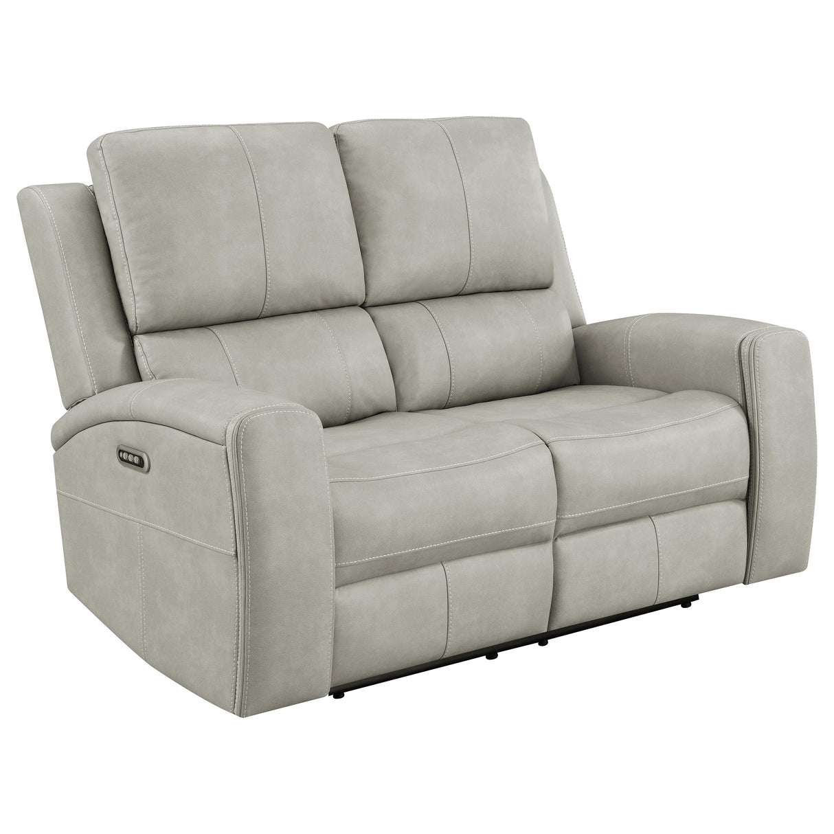 Brickston 2-Piece Triple Power Reclining Sofa Set Grey