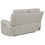 Brickston 2-Piece Triple Power Reclining Sofa Set Grey