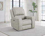 Brickston Triple Power Swivel Glider Recliner in Grey