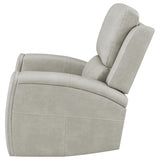 Brickston Triple Power Swivel Glider Recliner in Grey
