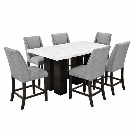 Faust - Adjustable Table Counter Chairs Set