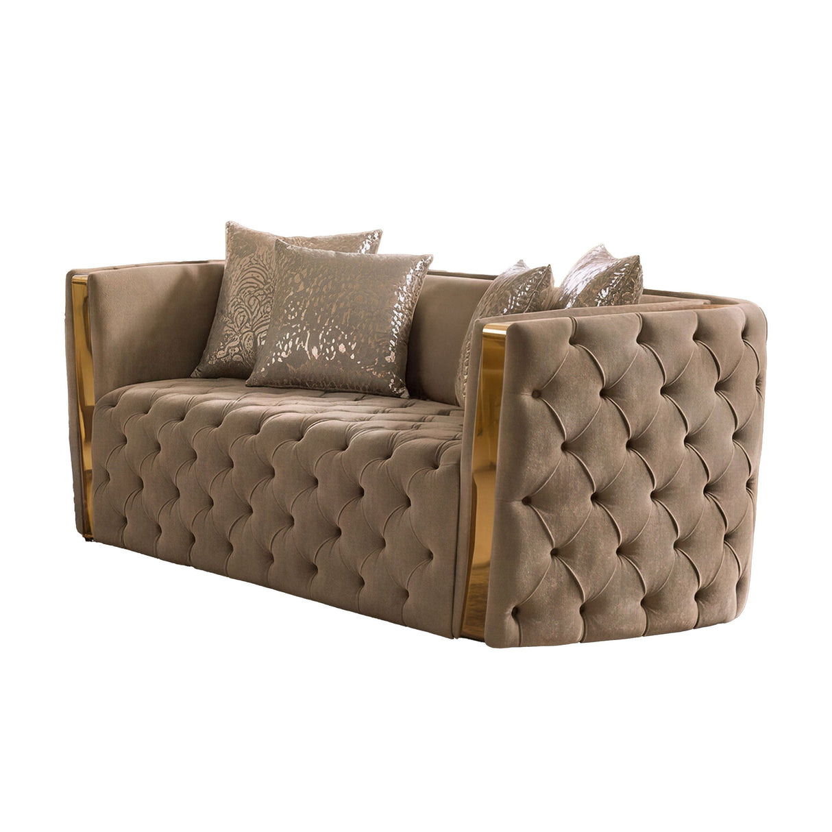 Naomi - Button Tufted Loveseat