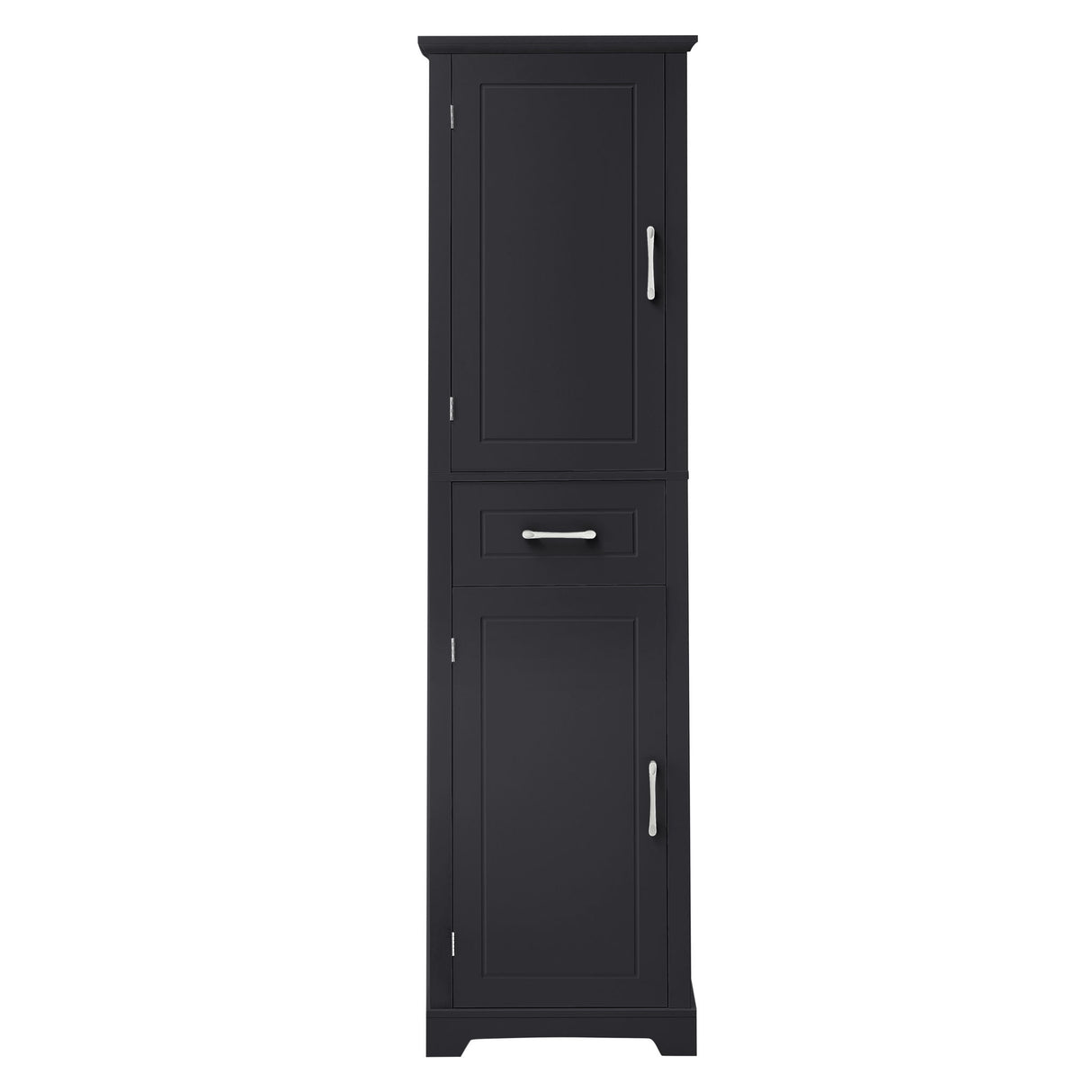 Tall Freestanding Bathroom Storage Cabinet With 2 Doors And Adjustable Shelves