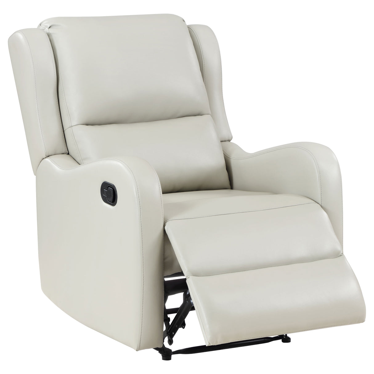 Kelsey Upholstered English Arm Recliner Chair, Ivory