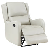 Kelsey Upholstered English Arm Recliner Chair, Ivory
