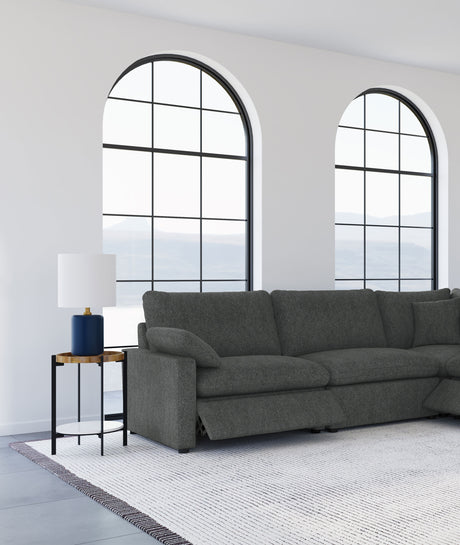 Collins Modular Power Armless Recliner Dark Grey
