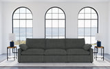 Collins Modular Power Sofa in Dark Grey